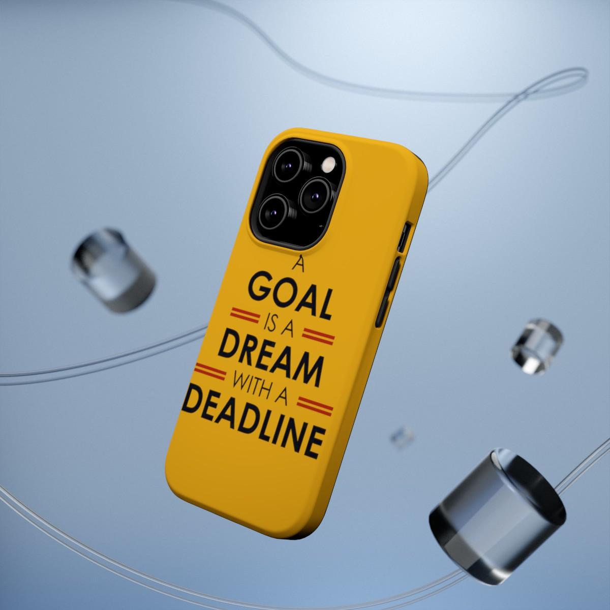 iPhone Case- Goals And Dreams Yellowish