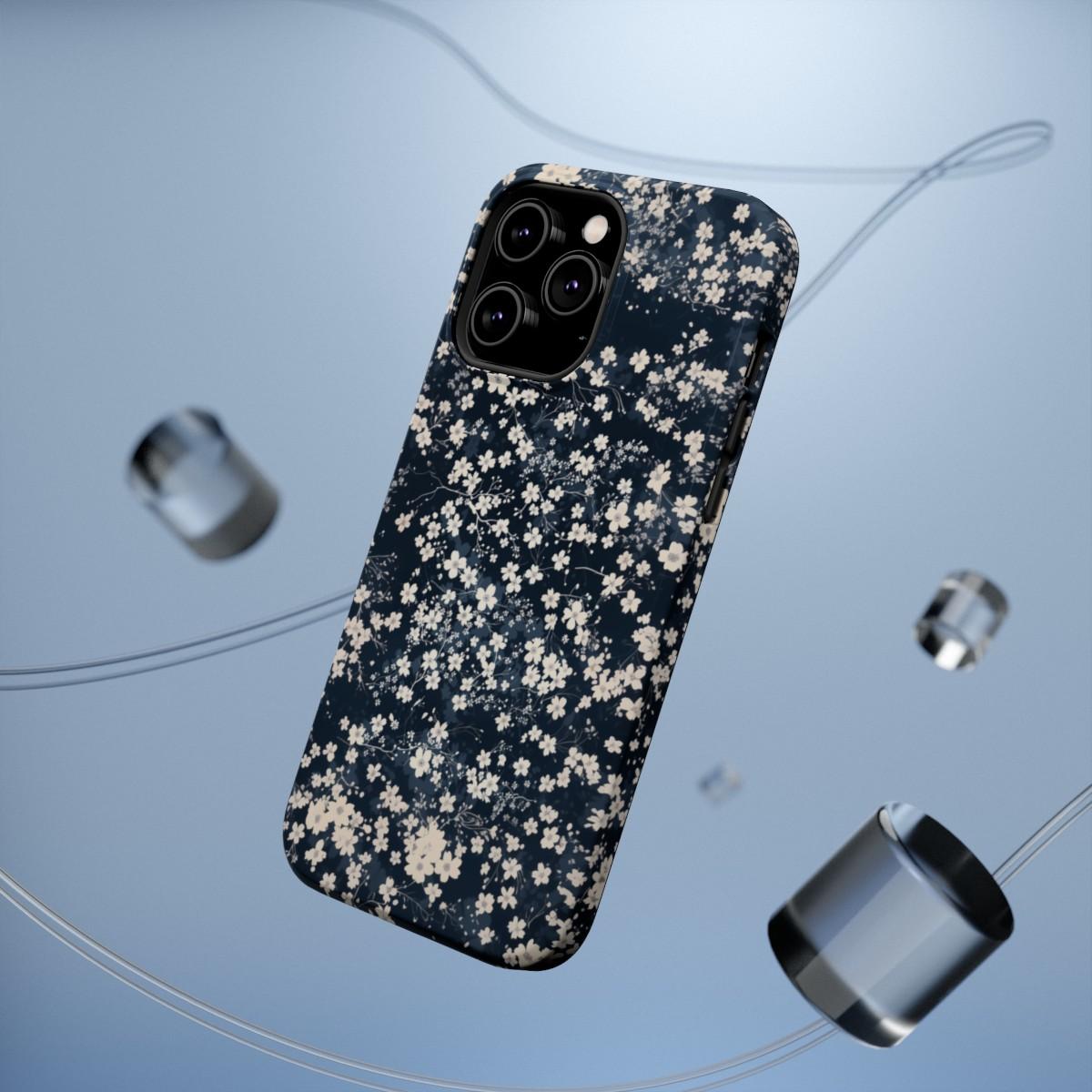 iPhone Case- Cherry Blossom Blue