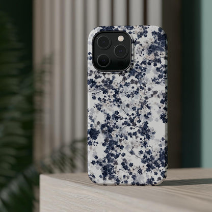 iPhone Case- White Blossom Pattern