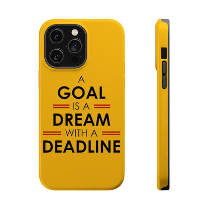 iPhone Case- Goals And Dreams Yellowish