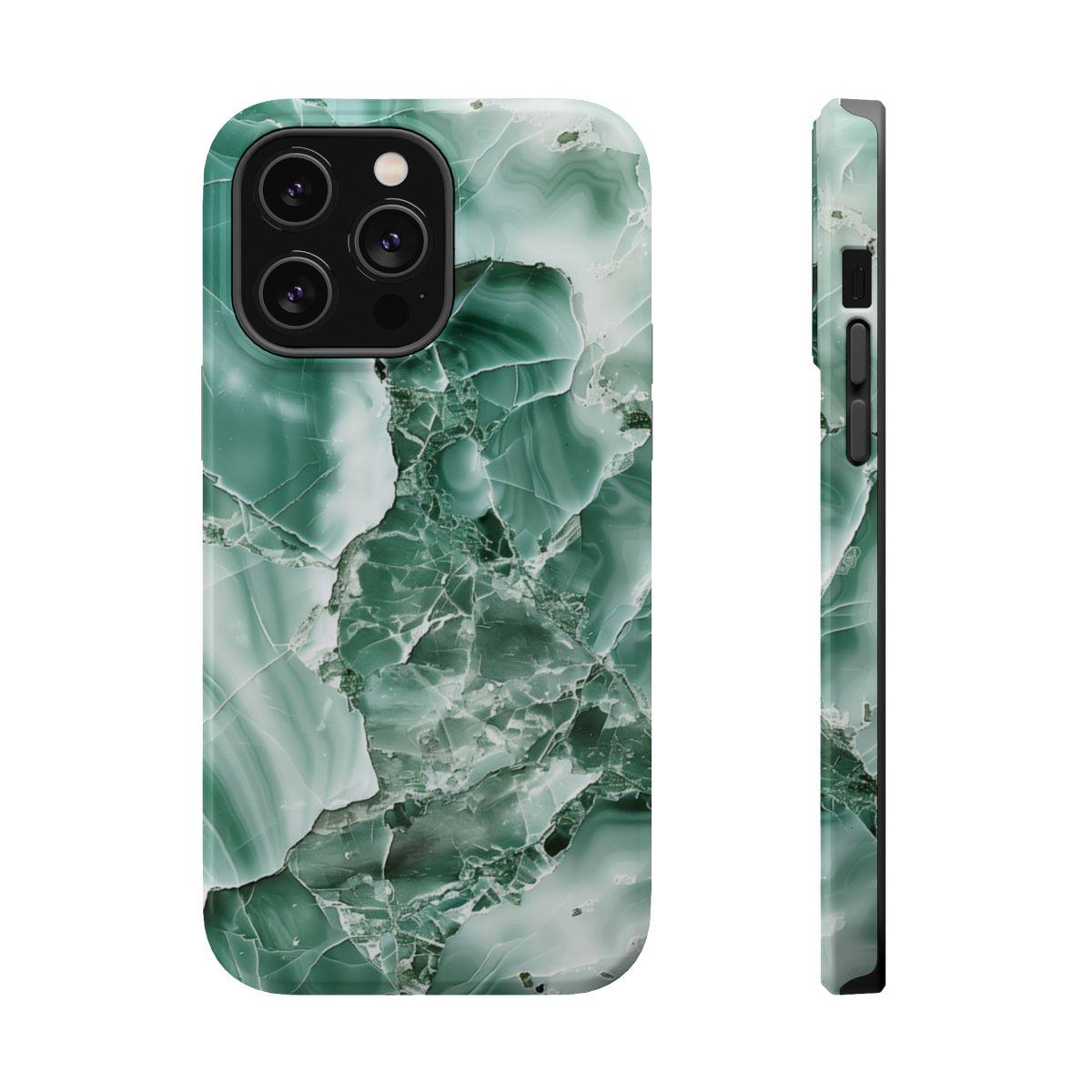 iPhone Case - Greenish Marble