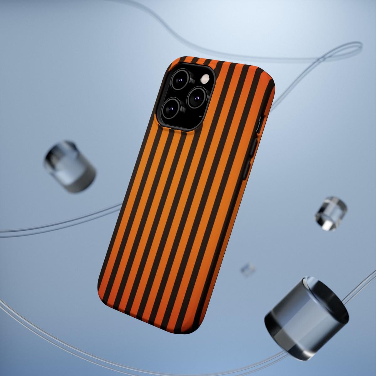 iPhone Case- Subtle Orange Stripes