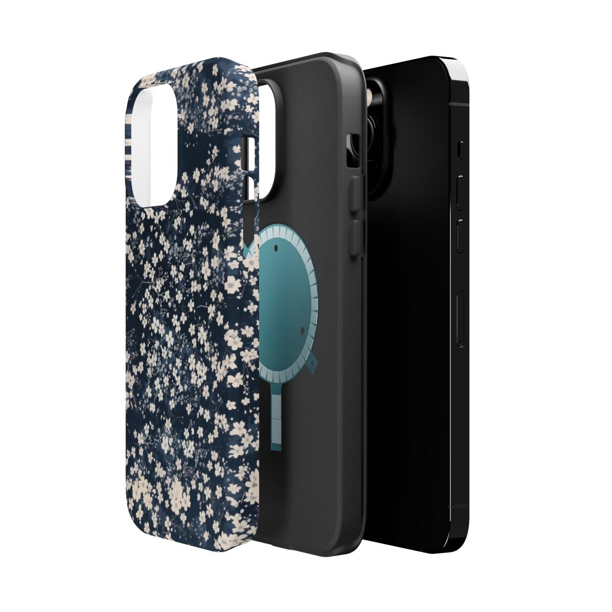 iPhone Case- Cherry Blossom Blue