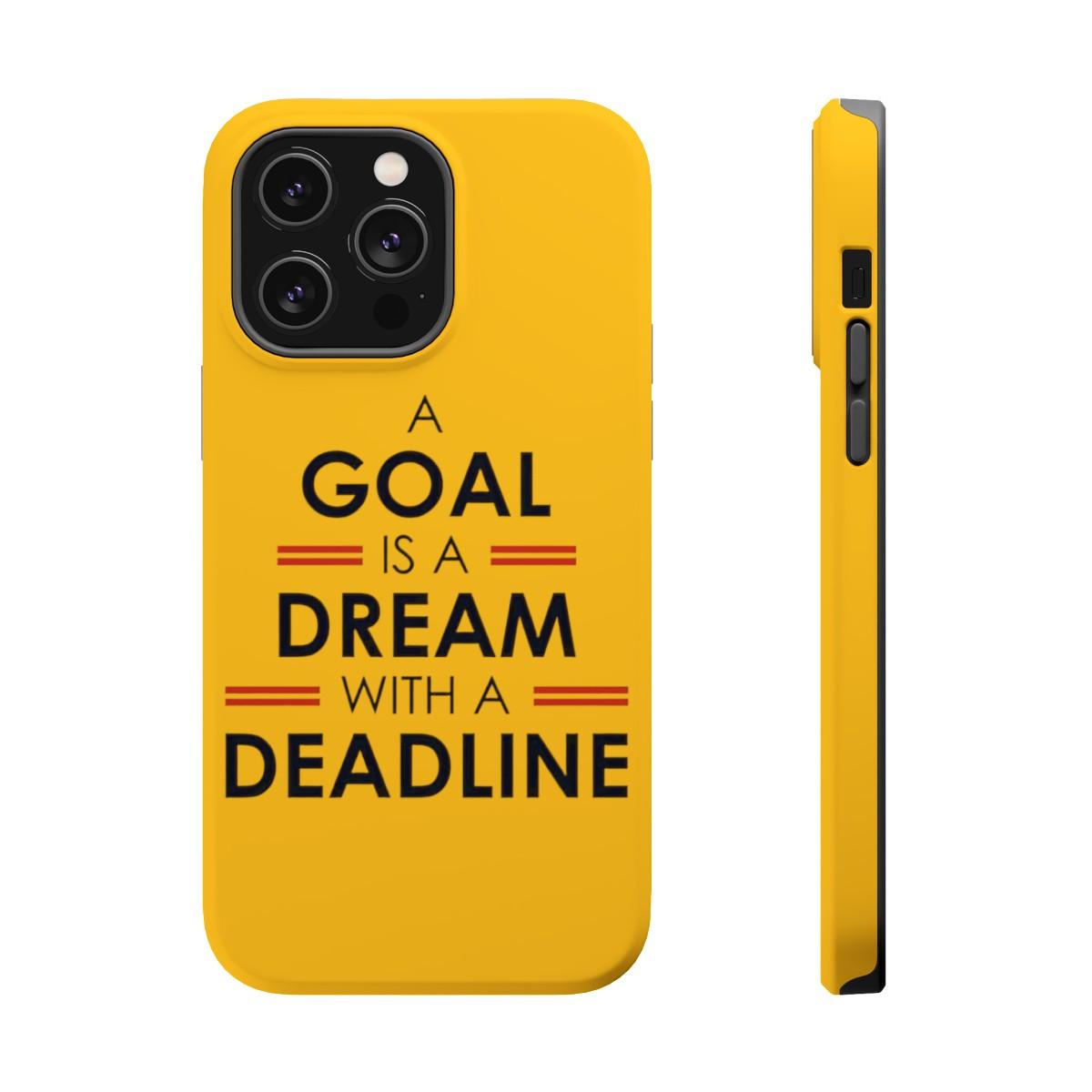 iPhone Case- Goals And Dreams Yellowish