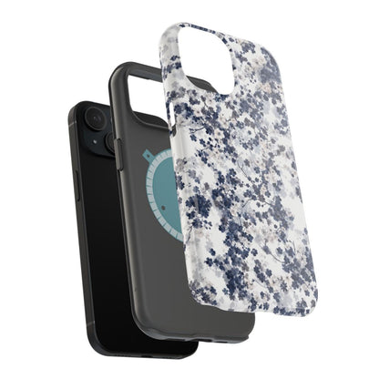 iPhone Case- White Blossom Pattern