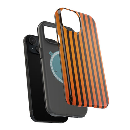 iPhone Case- Subtle Orange Stripes