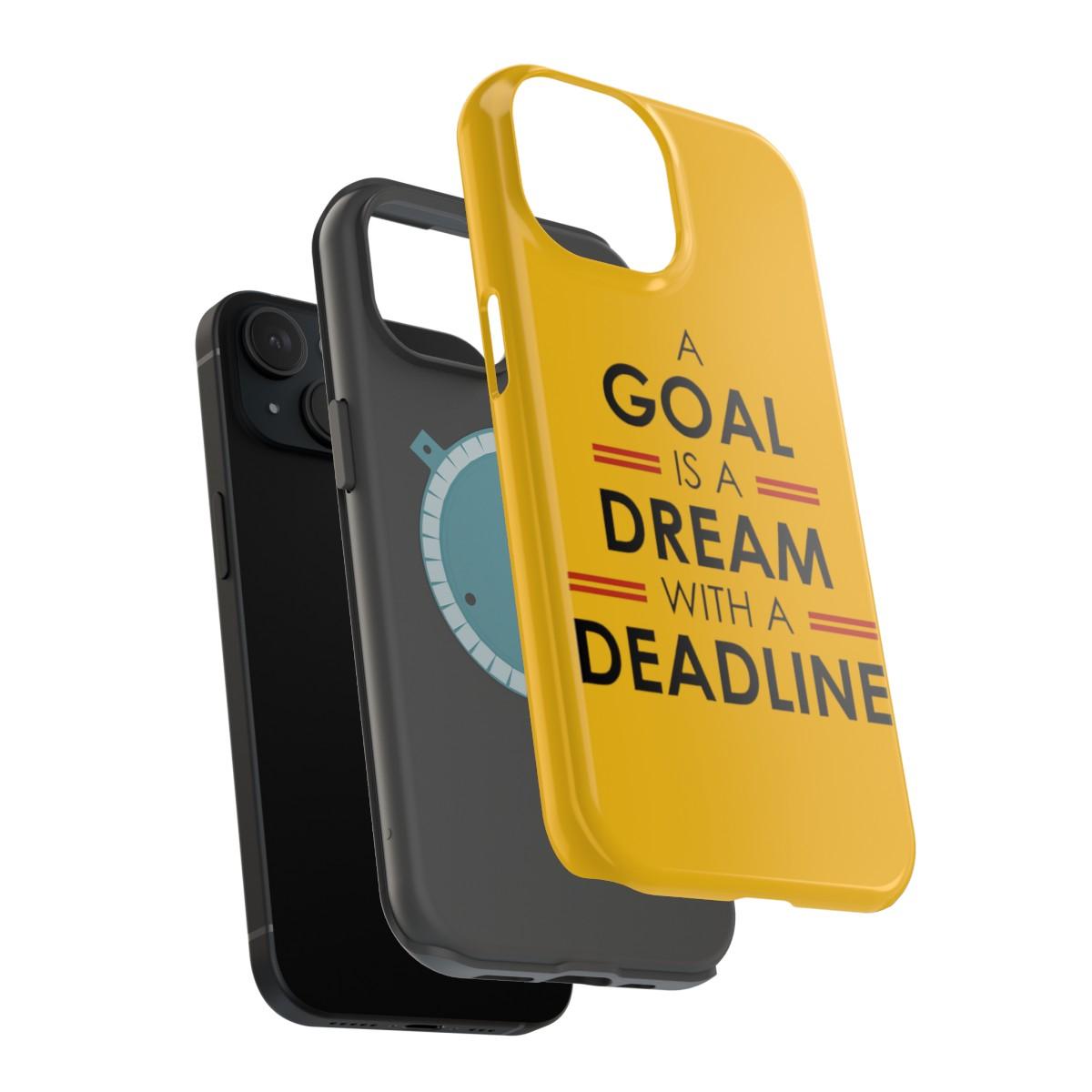 iPhone Case- Goals And Dreams Yellowish