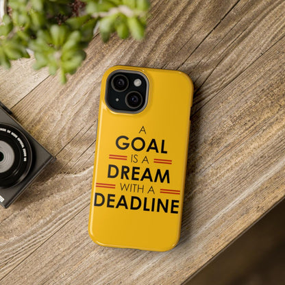 iPhone Case- Goals And Dreams Yellowish