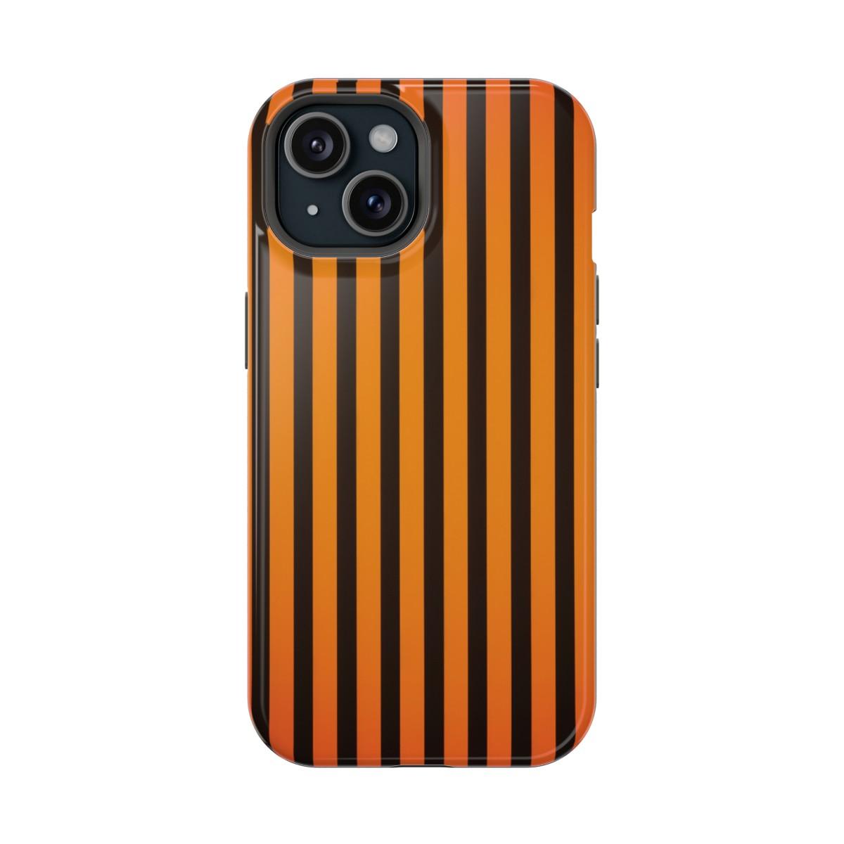 iPhone Case- Subtle Orange Stripes