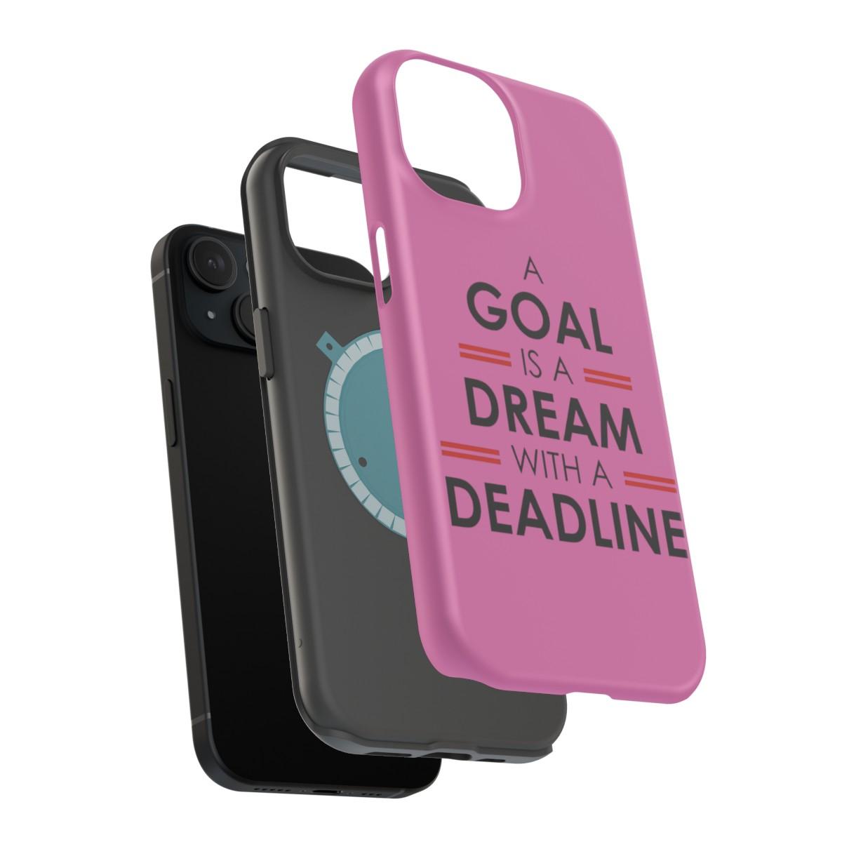 iPhone Case- Goal And Dreams Pinkish