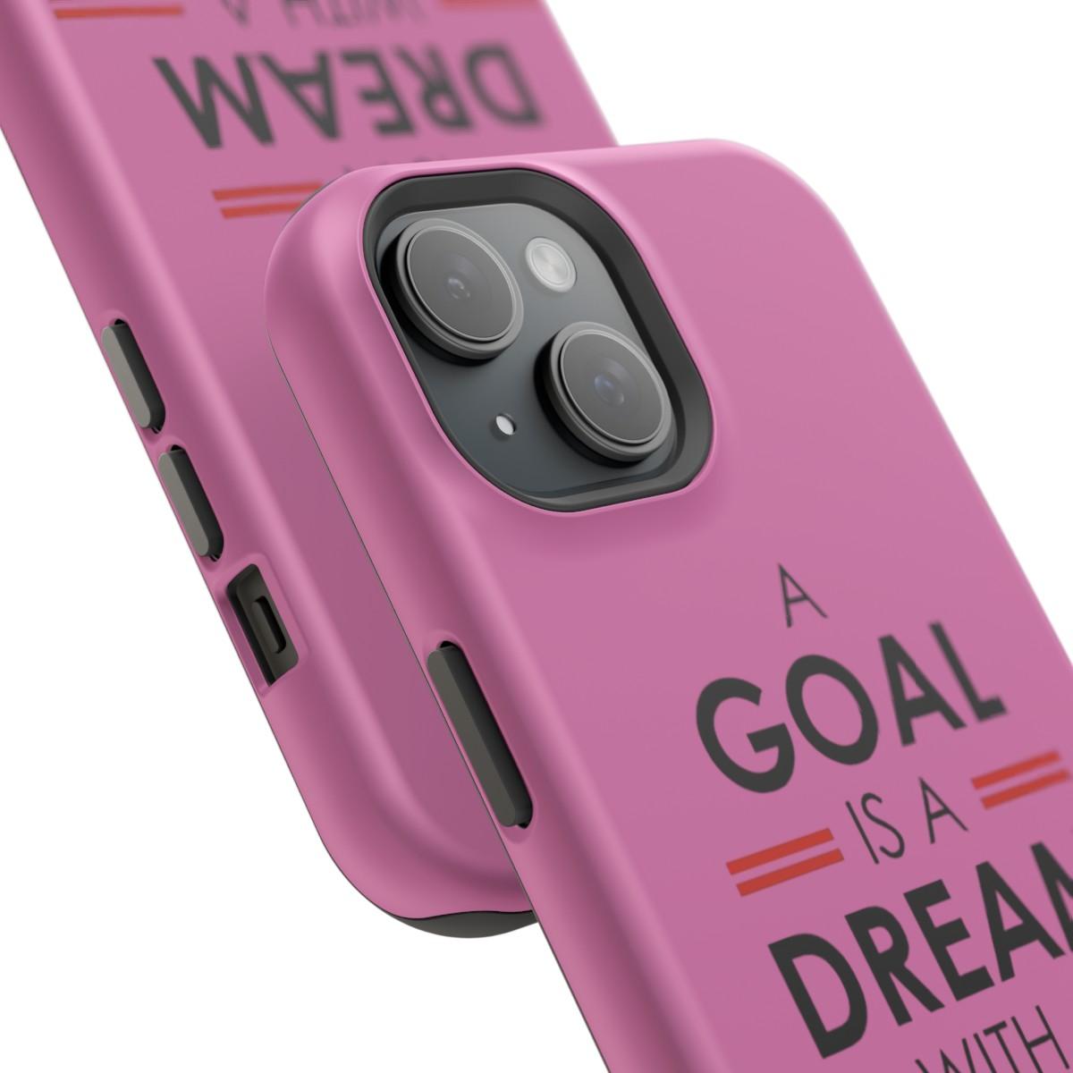 iPhone Case- Goal And Dreams Pinkish