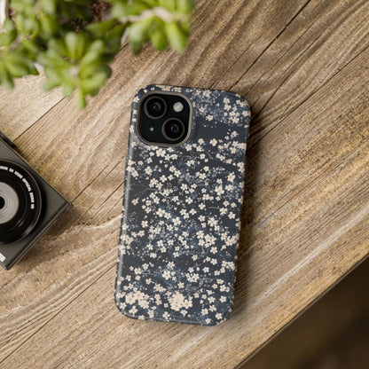 iPhone Case- Cherry Blossom Blue