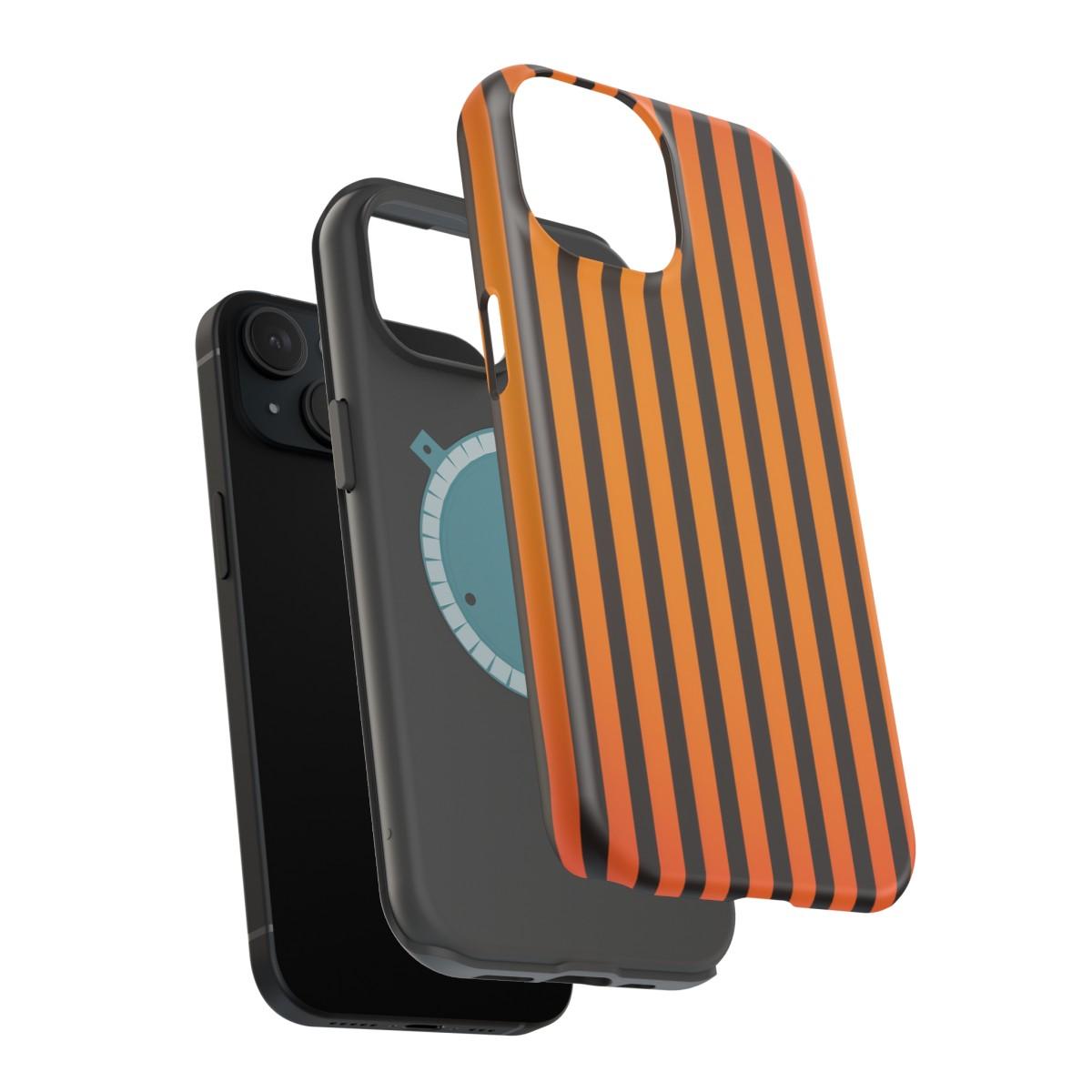 iPhone Case- Subtle Orange Stripes