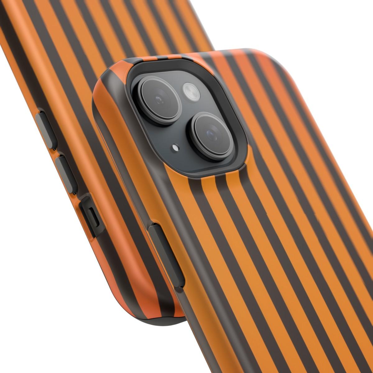 iPhone Case- Subtle Orange Stripes