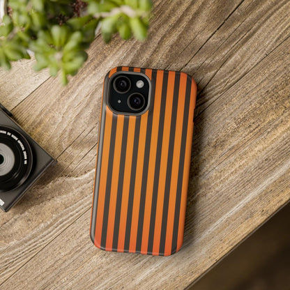 iPhone Case- Subtle Orange Stripes