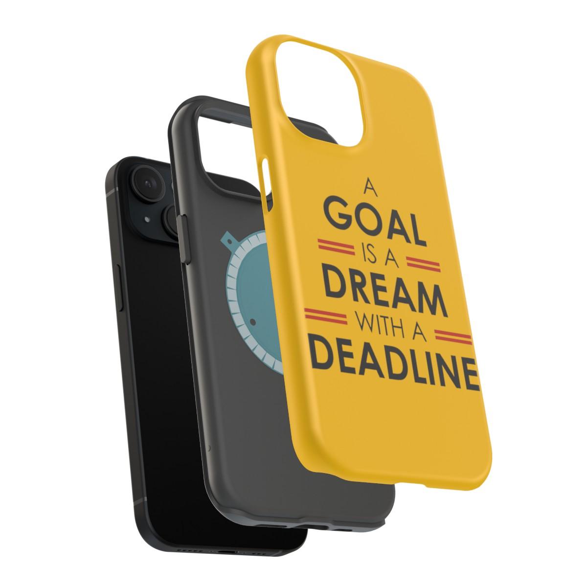 iPhone Case- Goals And Dreams Yellowish