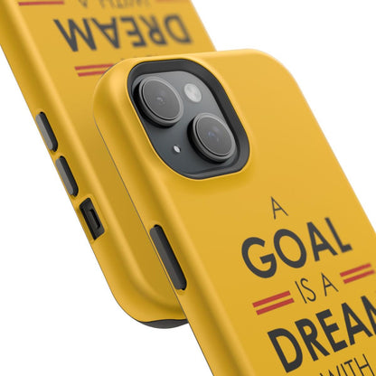 iPhone Case- Goals And Dreams Yellowish