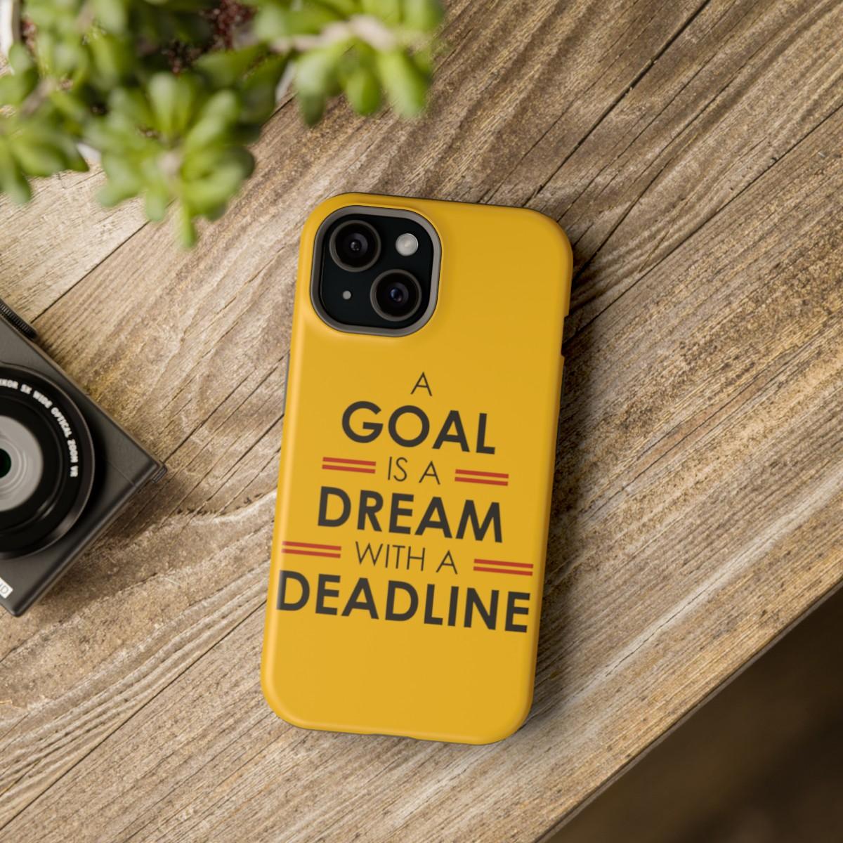 iPhone Case- Goals And Dreams Yellowish