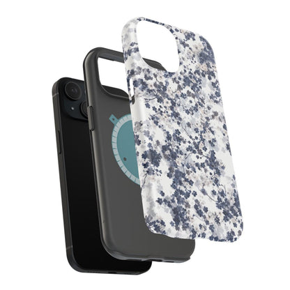 iPhone Case- White Blossom Pattern