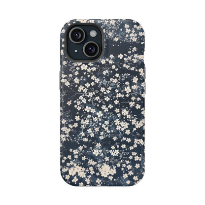 iPhone Case- Cherry Blossom Blue