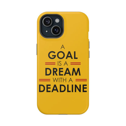 iPhone Case- Goals And Dreams Yellowish