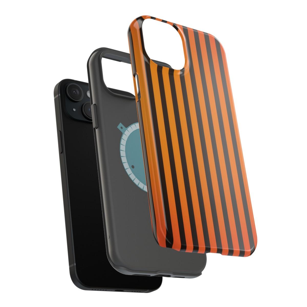 iPhone Case- Subtle Orange Stripes