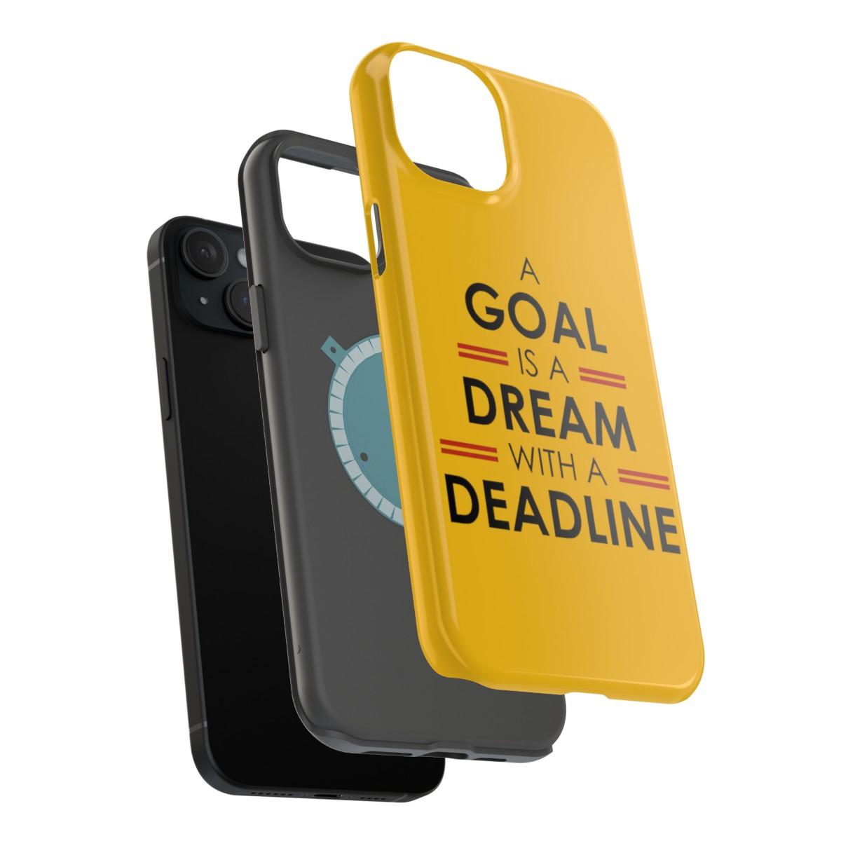 iPhone Case- Goals And Dreams Yellowish