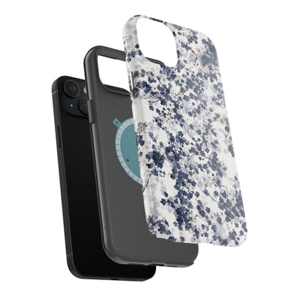 iPhone Case- White Blossom Pattern