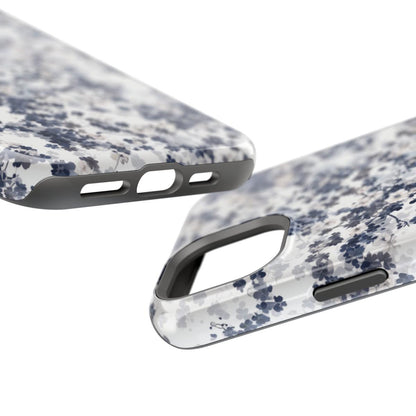 iPhone Case- White Blossom Pattern