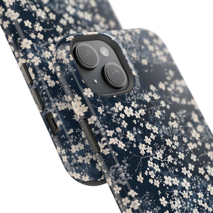 iPhone Case- Cherry Blossom Blue