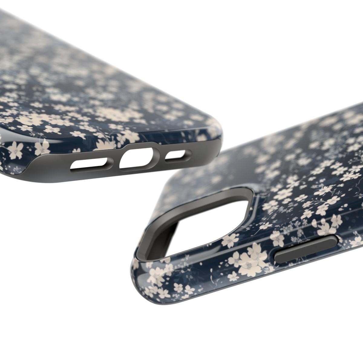 iPhone Case- Cherry Blossom Blue