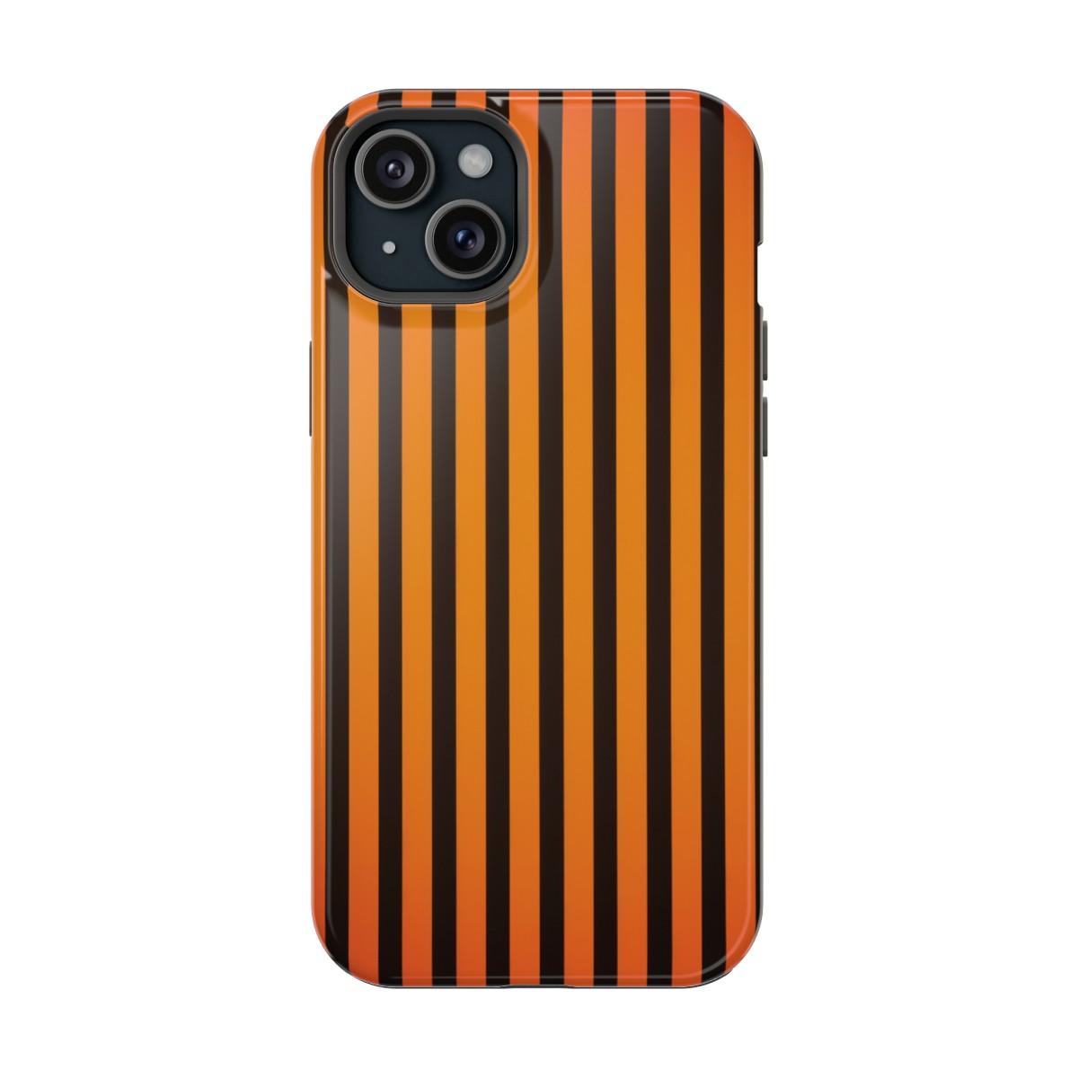 iPhone Case- Subtle Orange Stripes