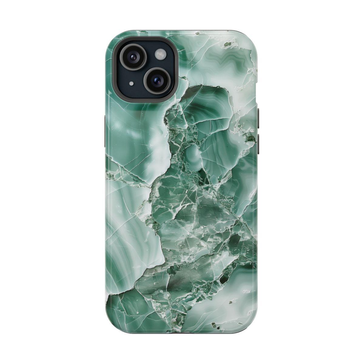 iPhone Case - Greenish Marble