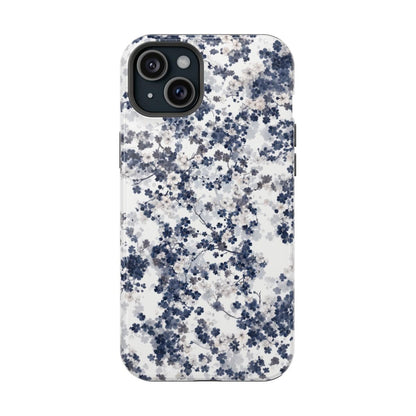 iPhone Case- White Blossom Pattern