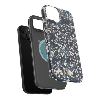 iPhone Case- Cherry Blossom Blue