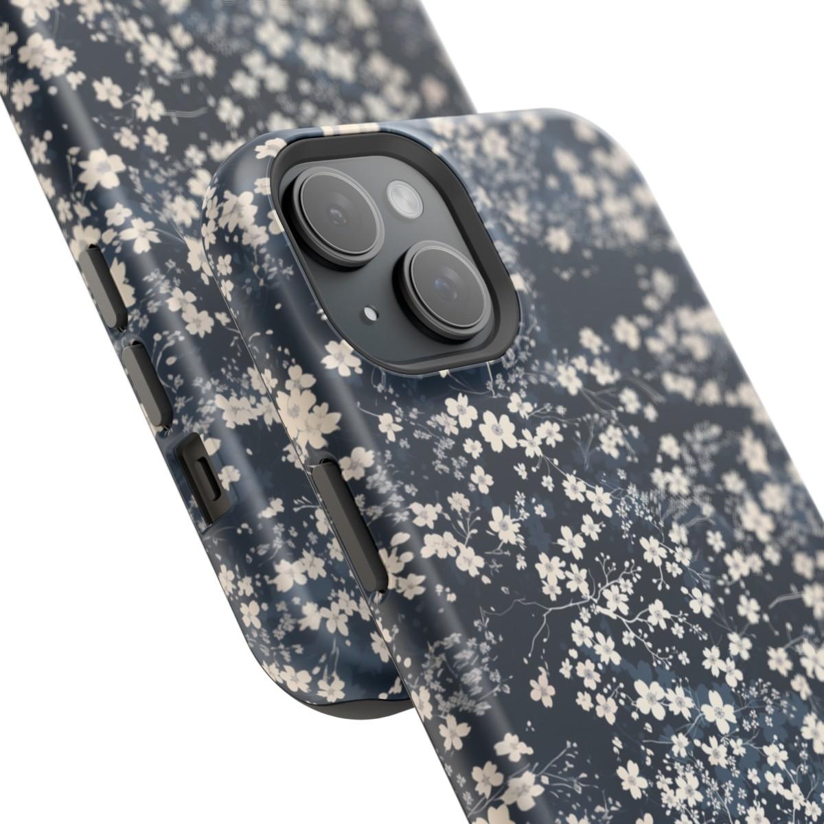 iPhone Case- Cherry Blossom Blue