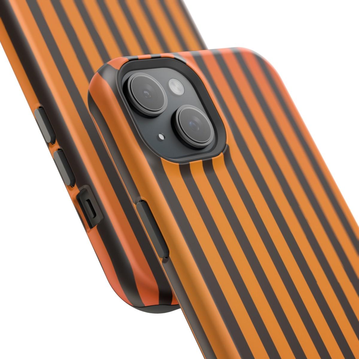 iPhone Case- Subtle Orange Stripes