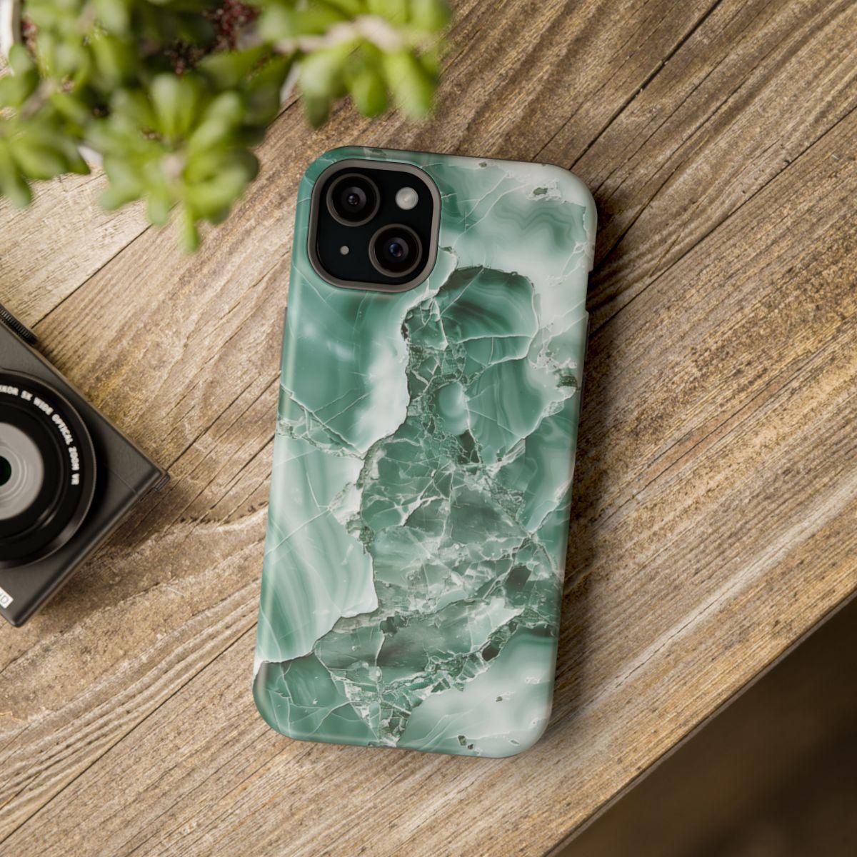 iPhone Case - Greenish Marble