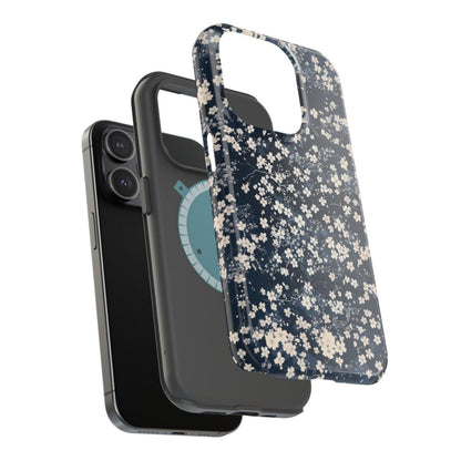 iPhone Case- Cherry Blossom Blue