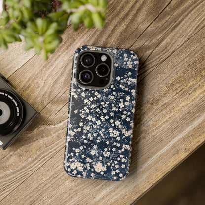 iPhone Case- Cherry Blossom Blue