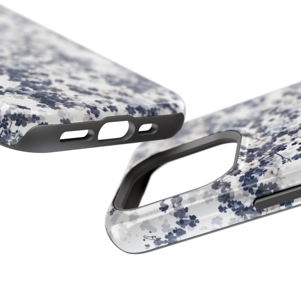 iPhone Case- White Blossom Pattern