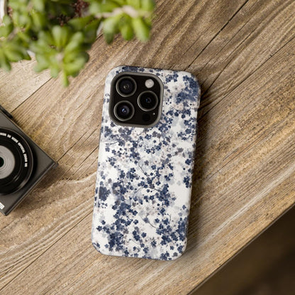 iPhone Case- White Blossom Pattern