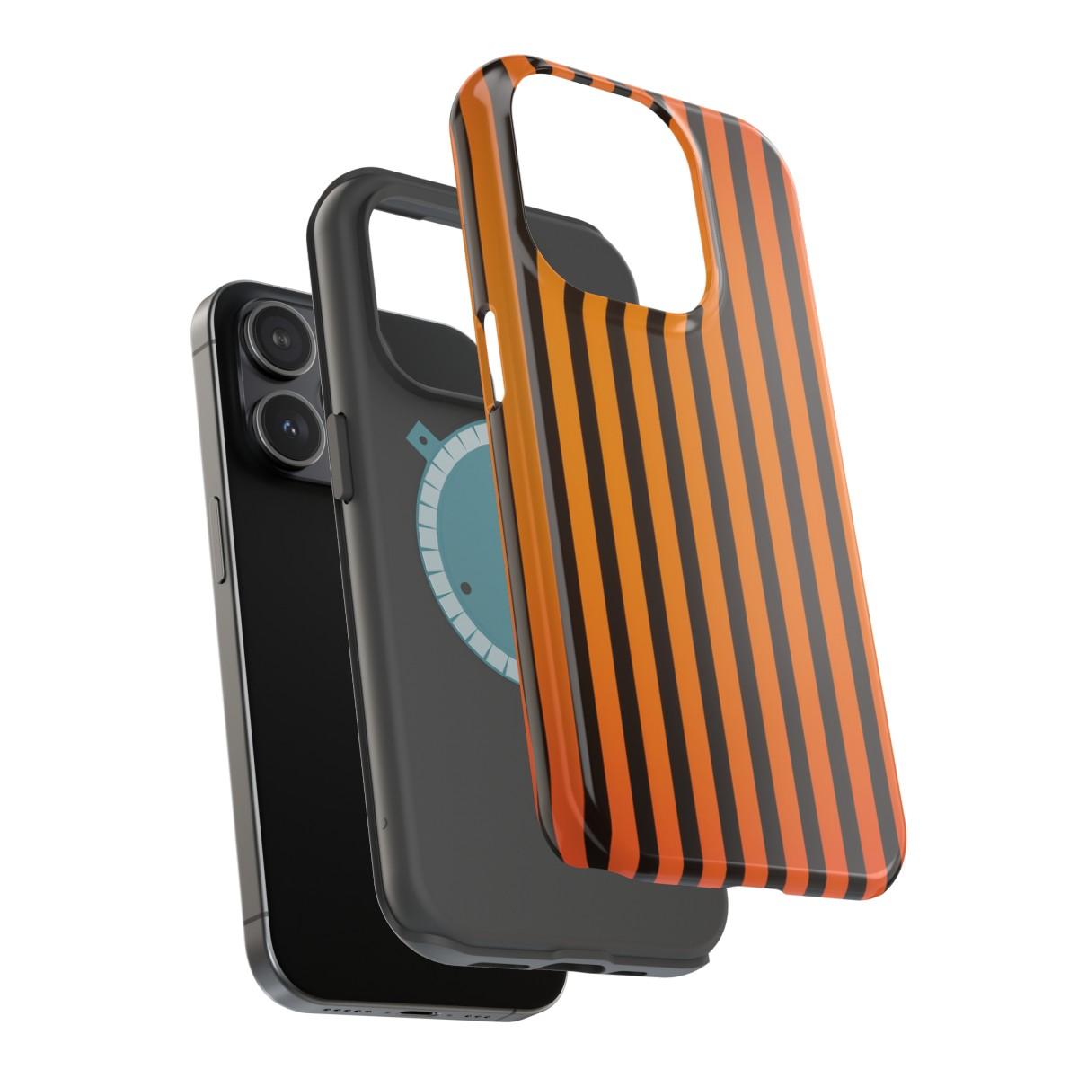 iPhone Case- Subtle Orange Stripes