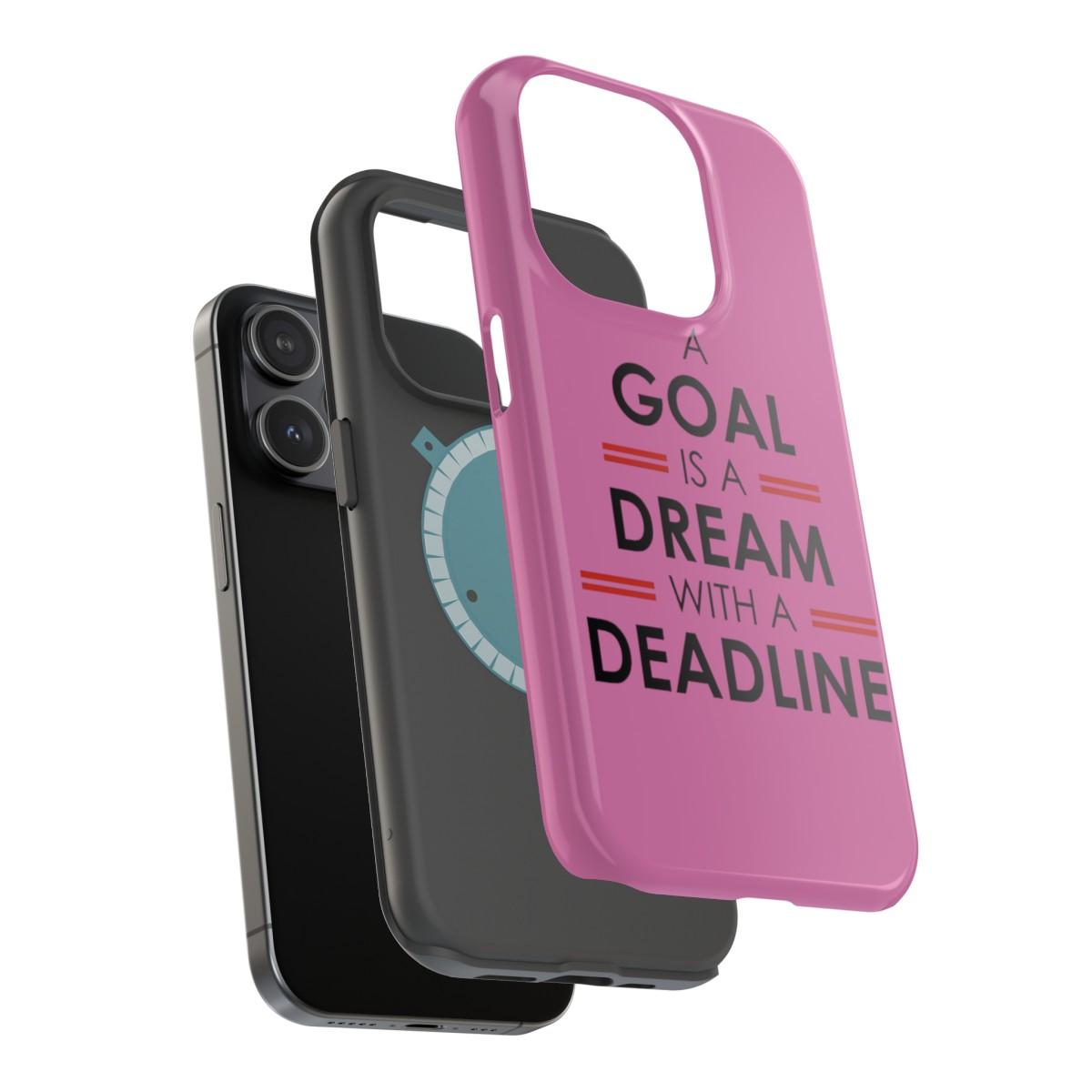 iPhone Case- Goal And Dreams Pinkish