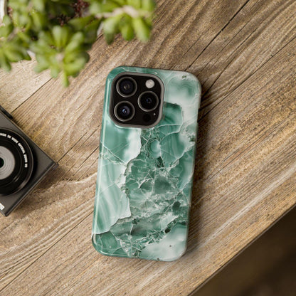 iPhone Case - Greenish Marble