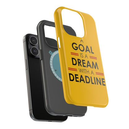 iPhone Case- Goals And Dreams Yellowish