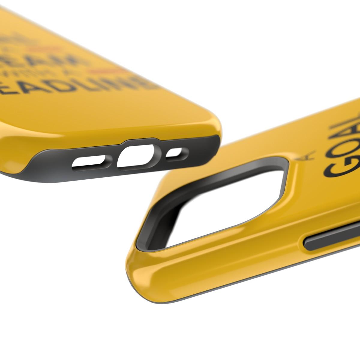 iPhone Case- Goals And Dreams Yellowish