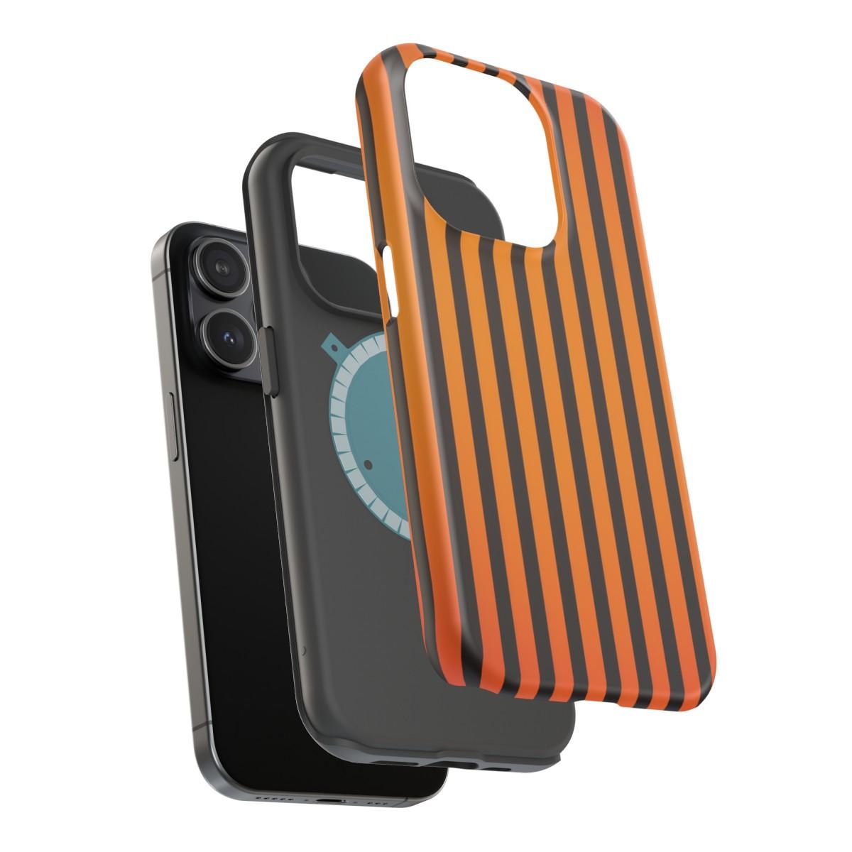 iPhone Case- Subtle Orange Stripes