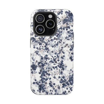 iPhone Case- White Blossom Pattern