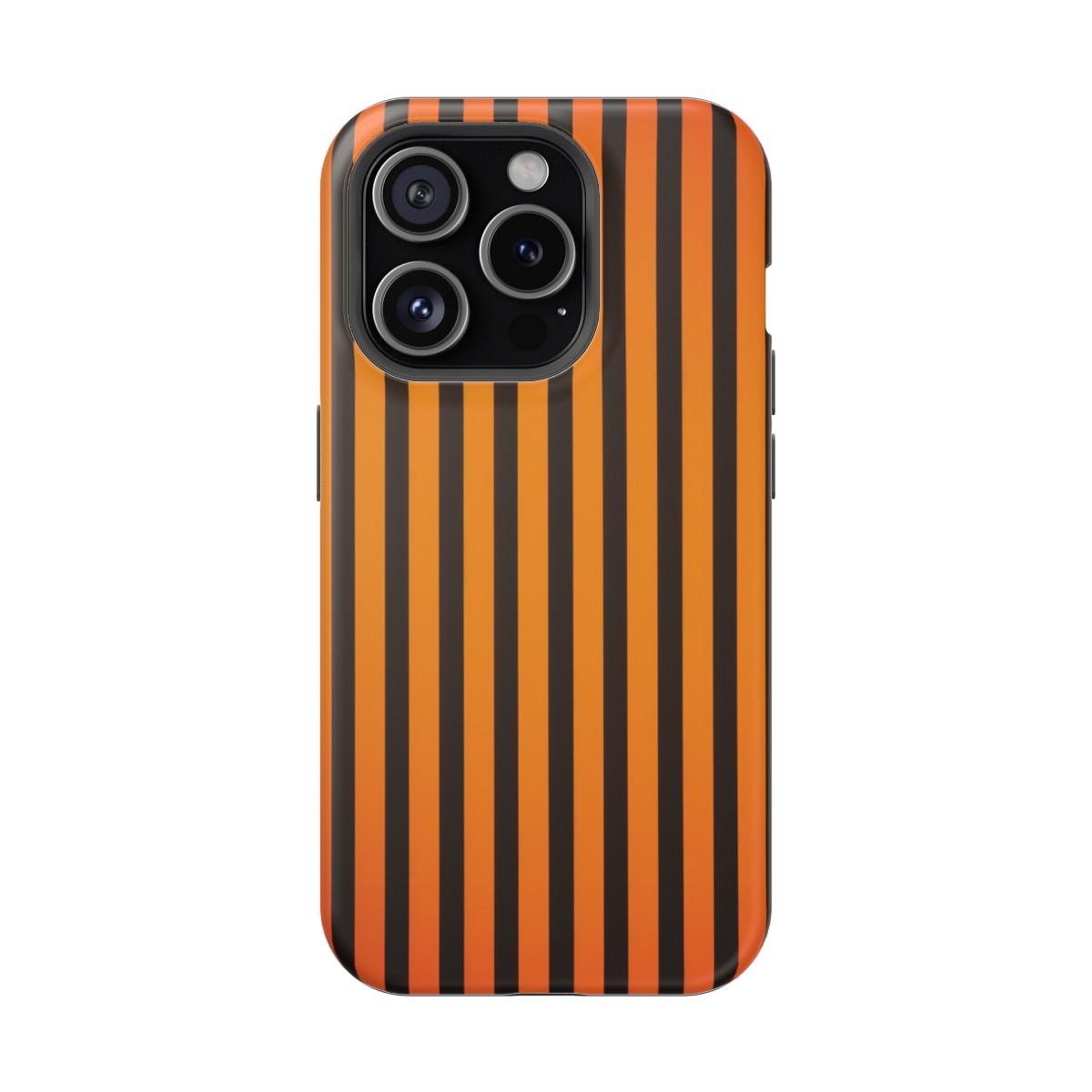 iPhone Case- Subtle Orange Stripes